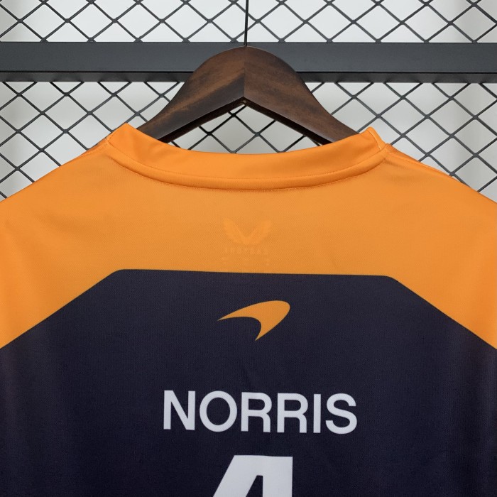 2025 McLaren T-Shirt Black NO.4 NORRIS
