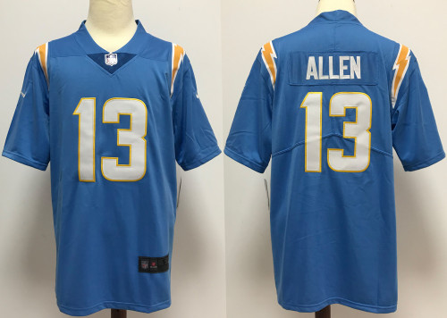 Los Angeles Chargers Alternate Jersey Light Blue NO.13 ALLEN