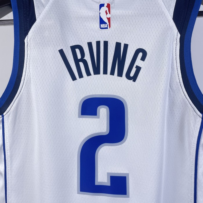 Dallas Mavericks Kids Jersey White City Edition 22/23 No.2 IRVING