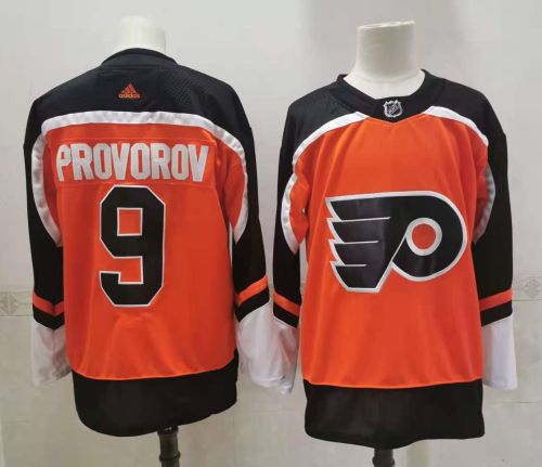 Philadelphia Flyers Vintage 90s Jersey Orange NO.9 PROVOROV