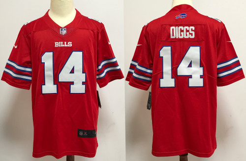 Buffalo Bills Jersey Limited Red NO.14 DIGGS