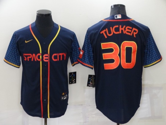 Houston Astros Limited Jersey Blue Fan Version NO.30 TUCKER