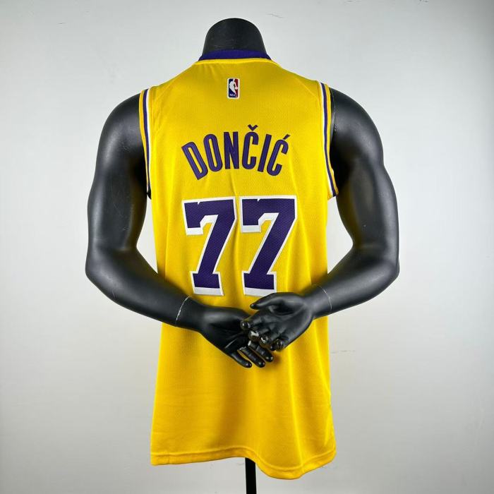 Luka Dončić Los Angeles Lakers Swingman Jersey Yellow