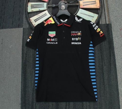 2024 Red Bull Racing Polo shirt Black NO Number