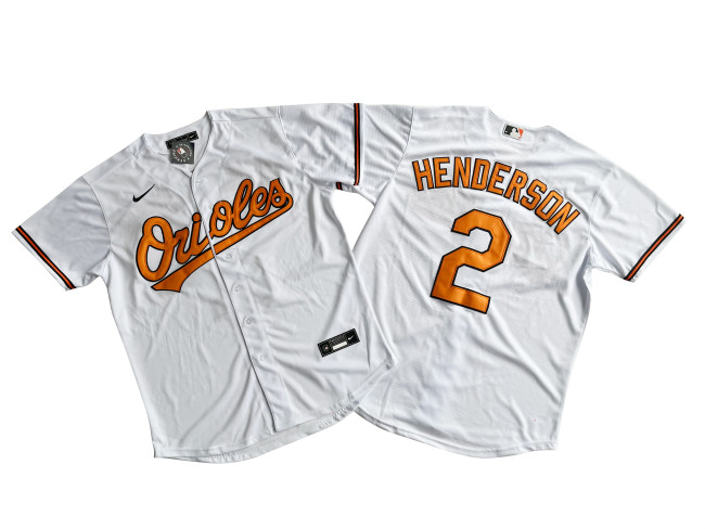 Baltimore Orioles Jersey White City Version NO.2 HENDERSON