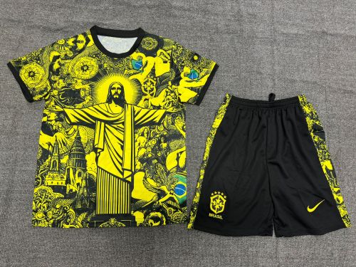 Brazil Yellow Special Edition Kids Suit