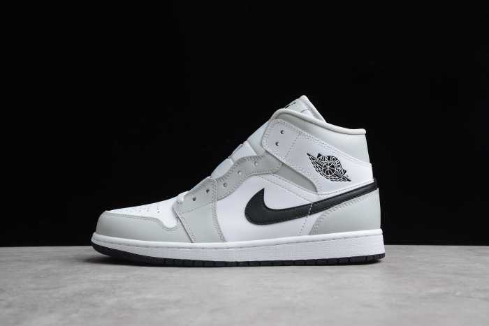 Jordan 1 Mid Light Smoke Grey