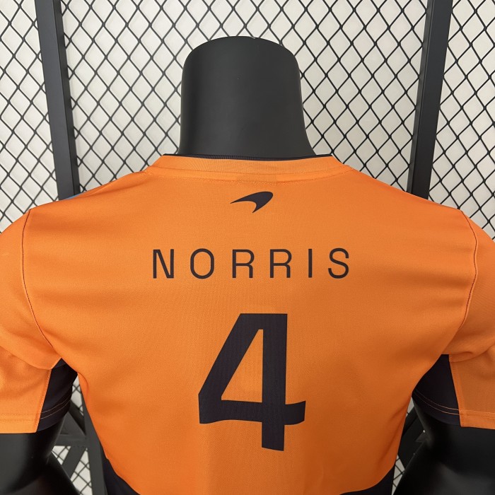 McLaren Polo Shirt Black NO.4 NORRIS