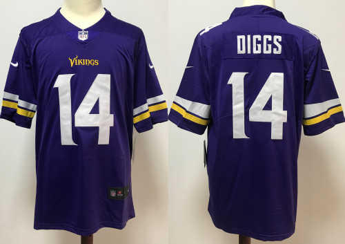 Minnesota Vikings Alternate Jersey Purple NO.14 DIGGS