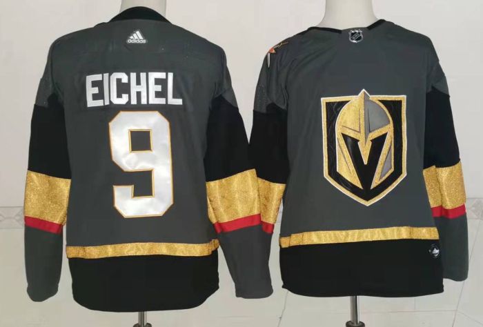 Vegas Golden Knights Home Jersey Grey NO.9 EICHEL