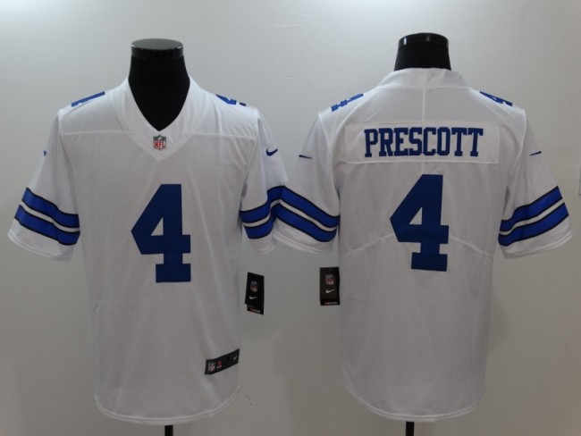 Dallas Cowboys Jersey White NO.4 PRESCOTT