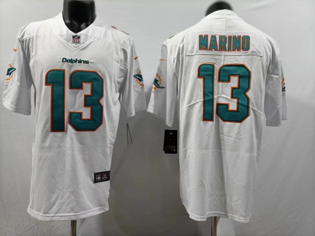 Miami Dolphins Jersey White NO.13 MARINO