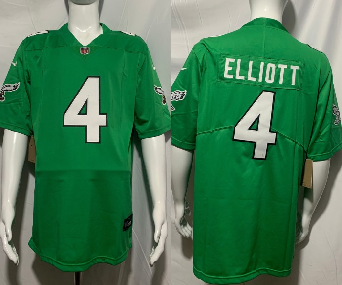 Philadelphia Eagles Retro Edition Grass Green 2023 NO.4 ELLIOTT