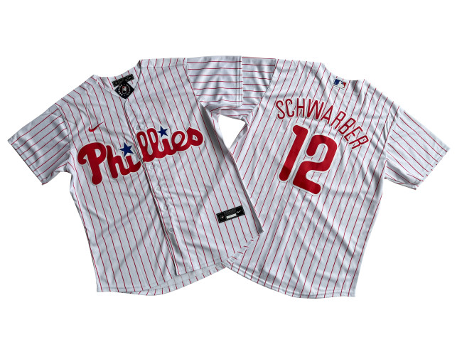 Philadelphia Phillies Limited Jersey White Fan Version NO.12 SCHWARBER