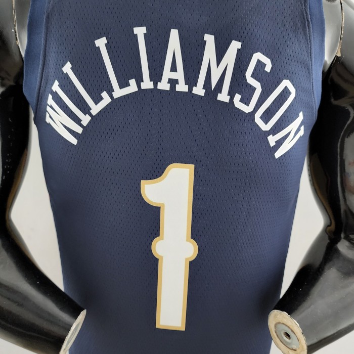 Zion Williamson New Orleans Pelicans Navy Blue Swingman Jersey