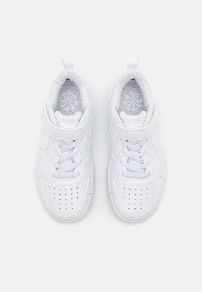 Air Force low-top children's leather sneakers Velcro FG22-36 White