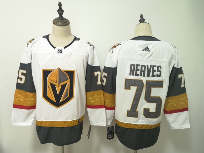 Vegas Golden Knights Home Jersey White NO.75 REAVES