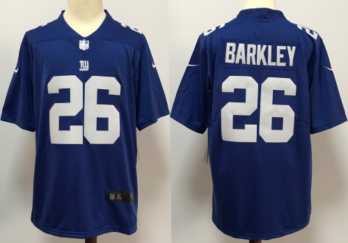 New York Giants Game Jersey Blue NO.26 BARKLAY