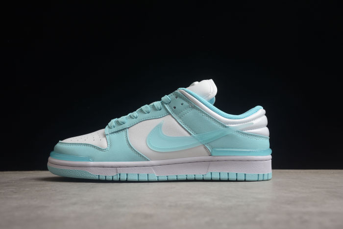 SB Dunk Low Twist Jade Ice Green White DZ2794-101