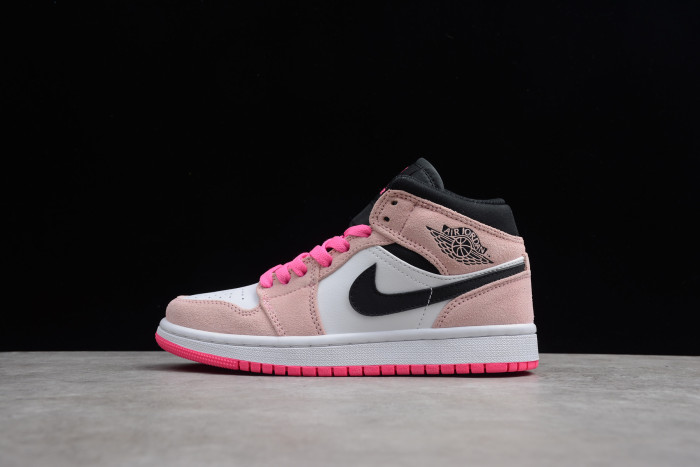 Air Jordan 1 Mid Crimson Hyper Pink 852542-801