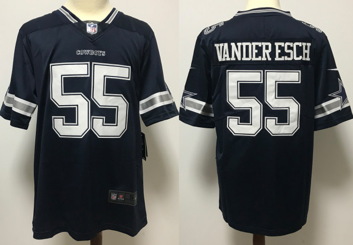 Dallas Cowboys Jersey Navy Limited Edition NO.55 VANDER ESCH