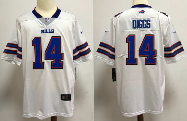 Buffalo Bills Jersey Limited White NO.14 DIGGS