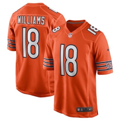 Chicago Bears Jersey Orange NO.18 WILLIAMS