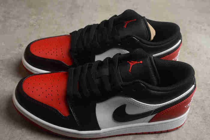 Air Jordan 1 Low Bred Toe 553558 - 161