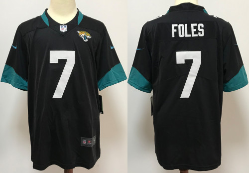 Jacksonville Jaguars Jersey Black NO.7 FOLES