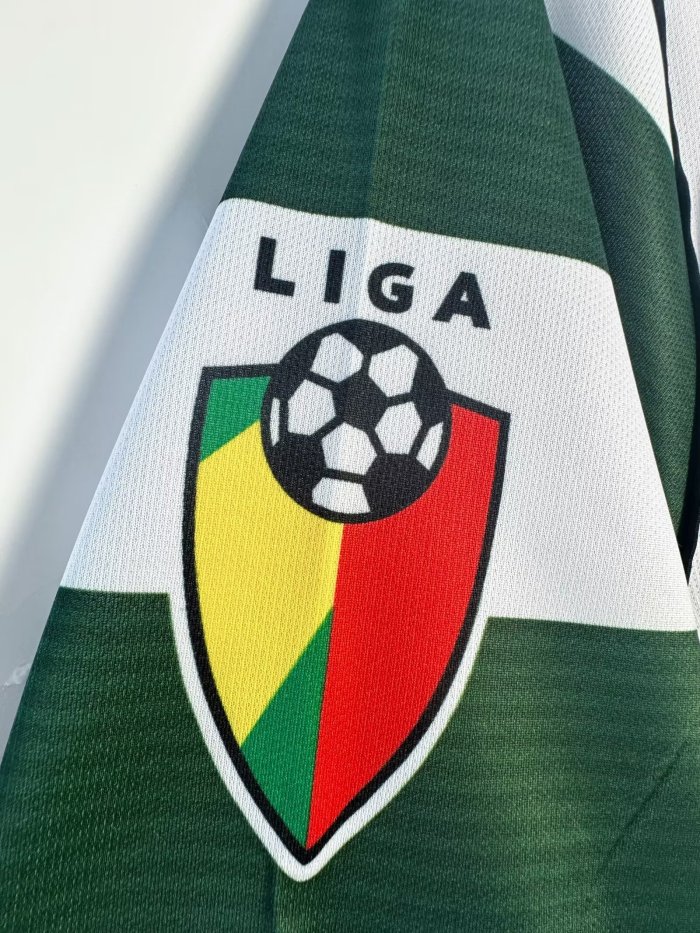 Sporting Lisbon Home Retro Long Sleeve Jersey 2001/03