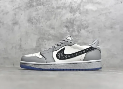 Dior x Air Jordan 1 Low 'Wolf Grey' CN8608-002