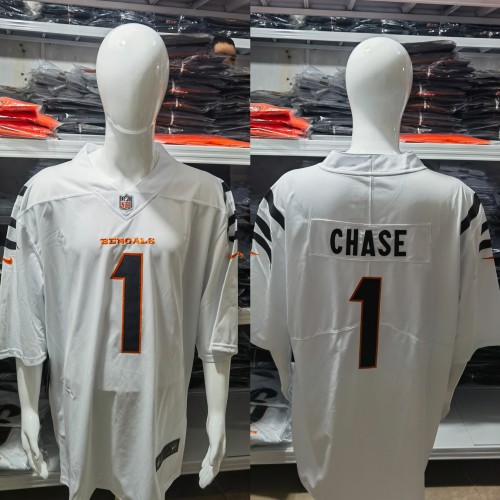 Cincinnati Bengals Jersey White NO.1 CHASE