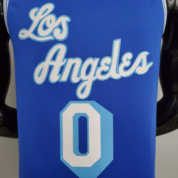 Russell Westbrook Los Angeles Lakers 2020/21 Swingman Jersey Retro Blue