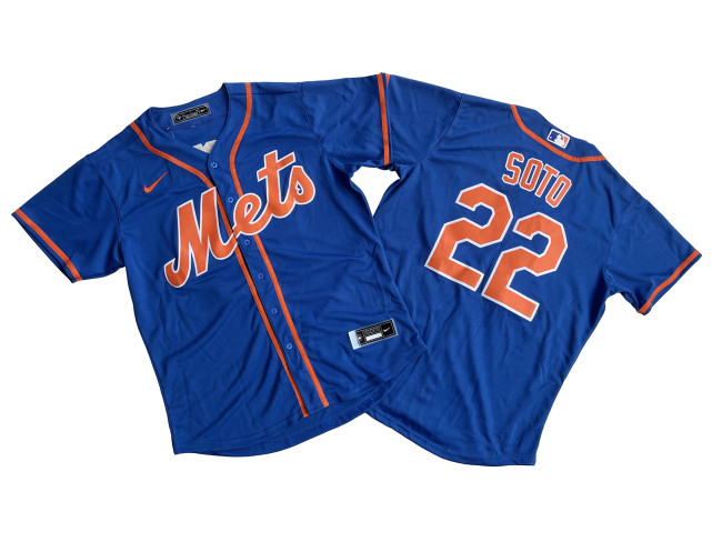 New York Mets Alternate Jersey Blue Fan Version NO.22 SOTO