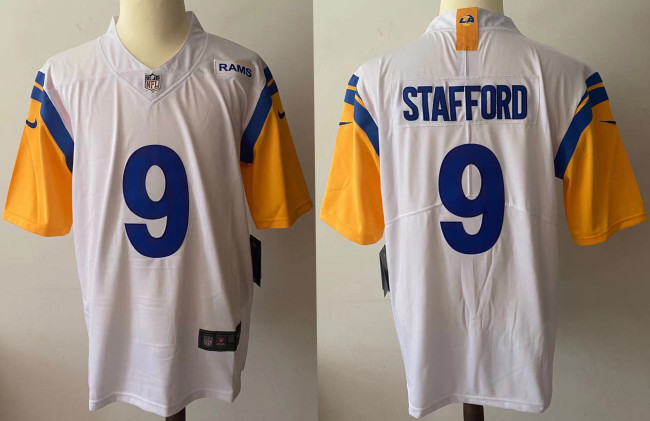 Los Angeles Rams Jerseys White NO.9 STAFFORD