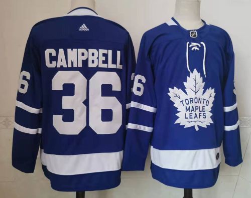 Toronto Maple Leafs Home Jersey Blue 2022 NO.36 CAMPBELL
