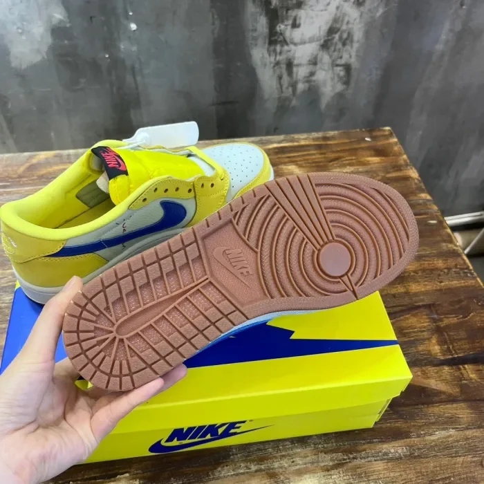 Travis Scott x Air Jordan 1 Low Canary Yellow