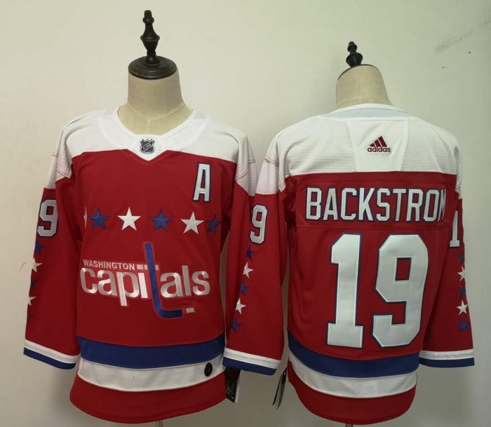 Washington Capitals Alternate Jersey Red NO.19 BACKSTROM