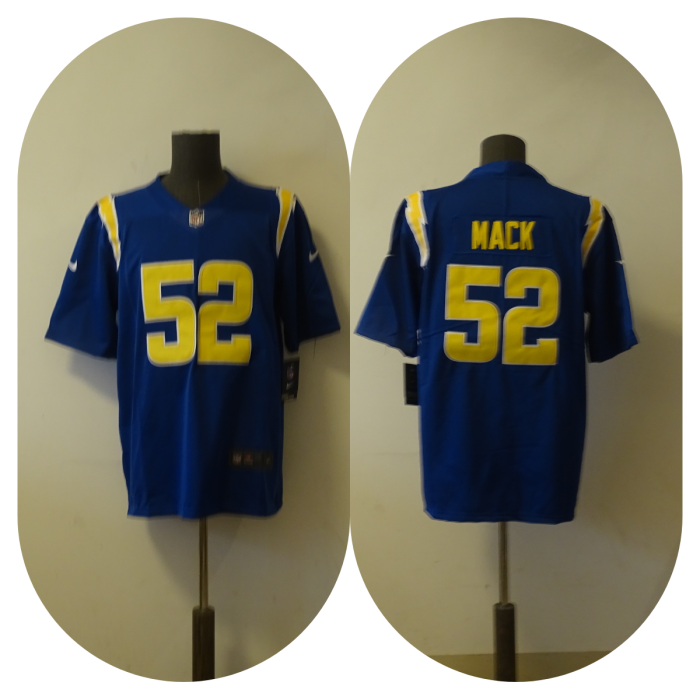 Los Angeles Chargers Alternate Jersey Blue NO.52 MACK