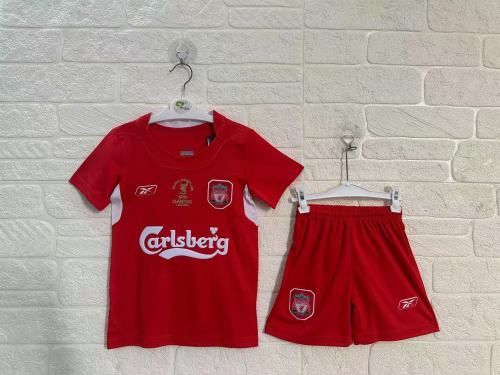 Liverpool Home Retro Kids Suit 2004/05