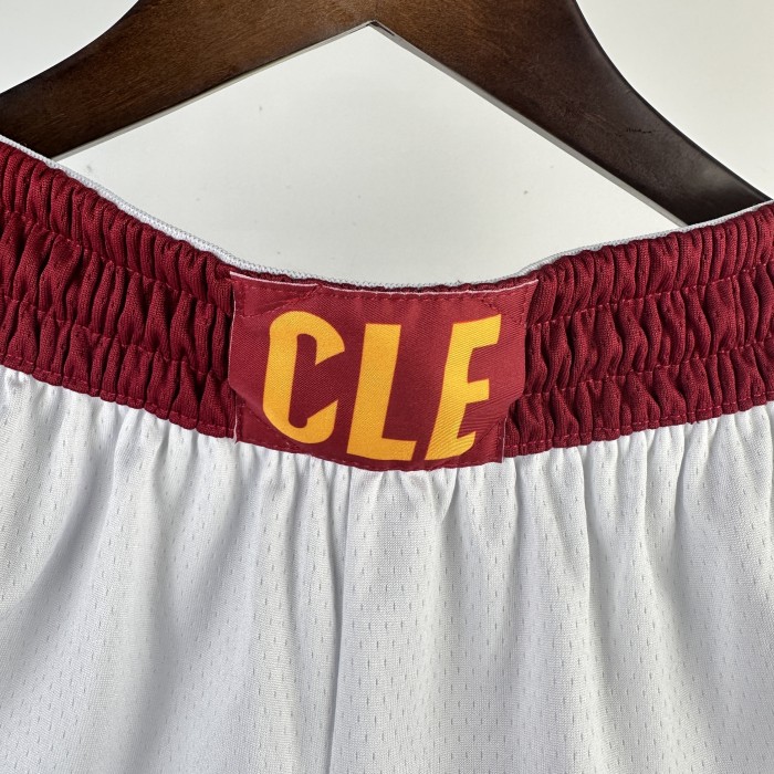 Cleveland Cavaliers White Basketball Shorts Association Issue 2021