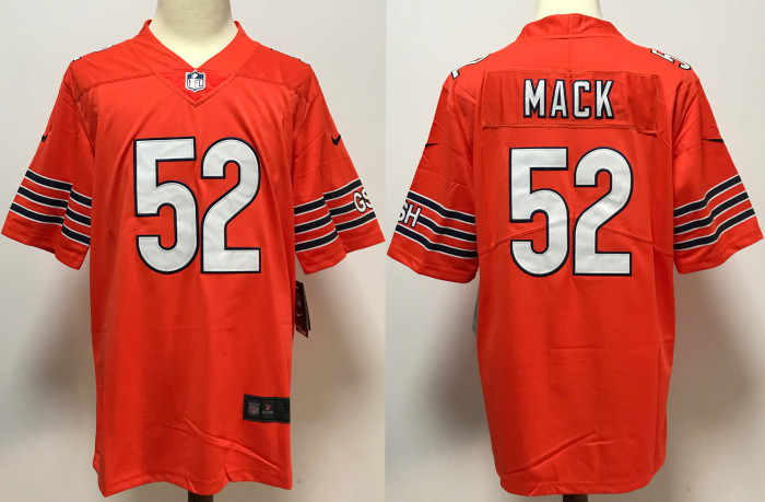 Chicago Bears Jersey Orange NO.52 MACK