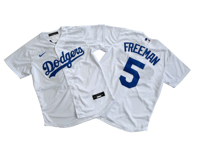 Los Angeles Dodgers Jersey White Fan Version NO.5 FREEMAN