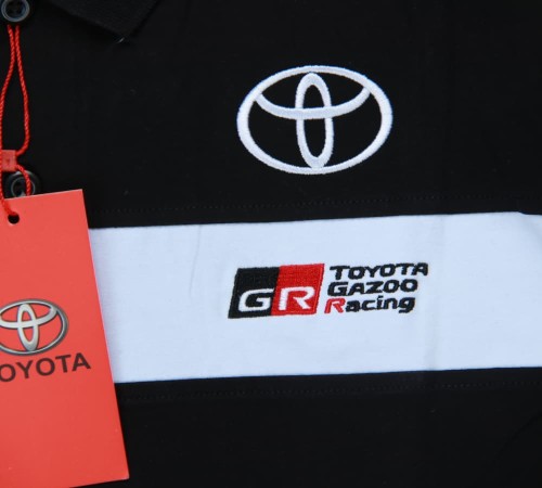 Toyota Team Polo Shirt Black NO Number