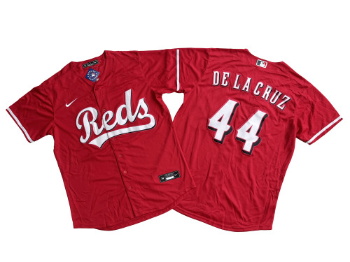 Cincinnati Reds Jersey Red City Version NO.44 DE LA CRUZ