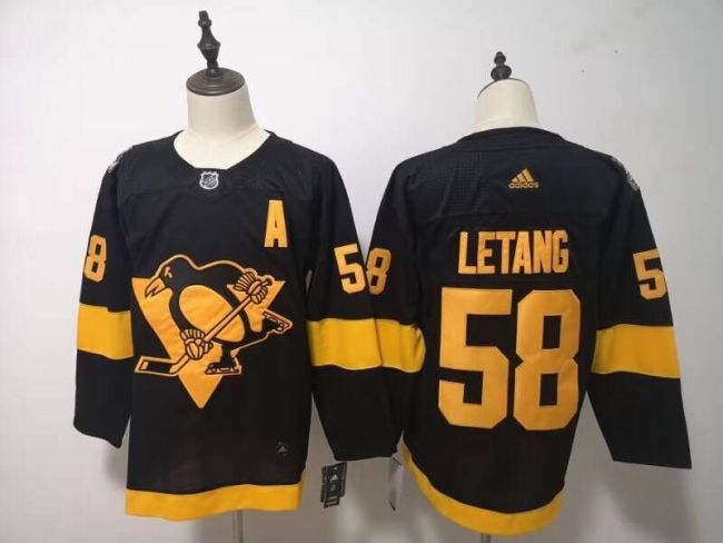 Pittsburgh Penguins 2019 Stadium Series Jersey Black NO.58 LETANG