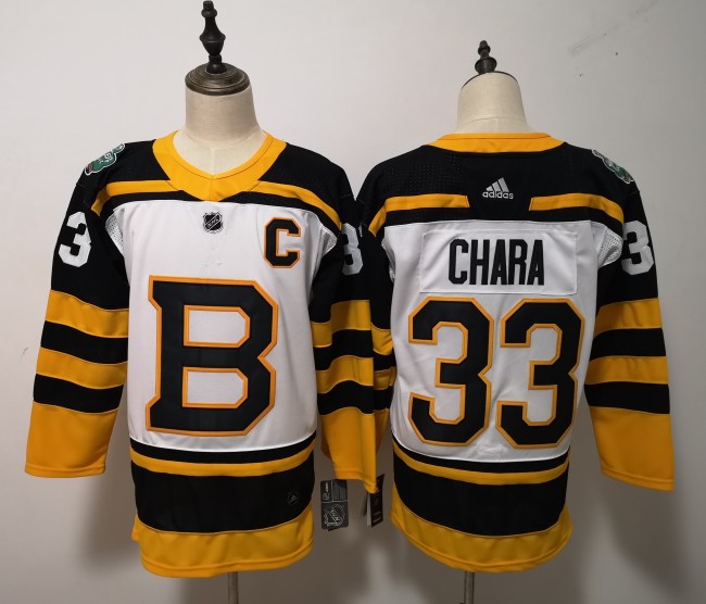 Boston Bruins 19/20 Alternate Player Jersey Black Orange 20/21 NO.33 CHARA