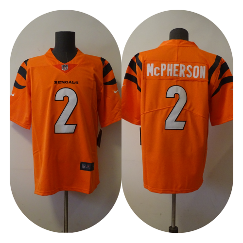 Cincinnati Bengals Jersey Orange NO.2 McPHERSON