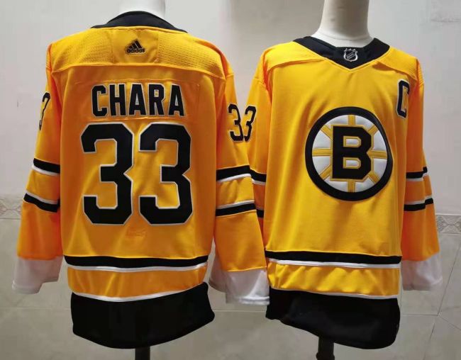 Boston Bruins Jersey Special Edition Yellow 20/21 NO.33 CHARA