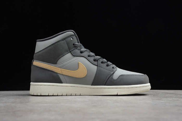 Air Jordan 1 Phat 'Yellow' Grey Onyx (W) BQ6472